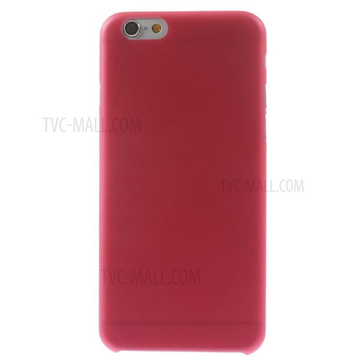 Ultra-thin Matte Plastic Back Protector Case for iPhone 6s Plus/6 Plus - Red-2