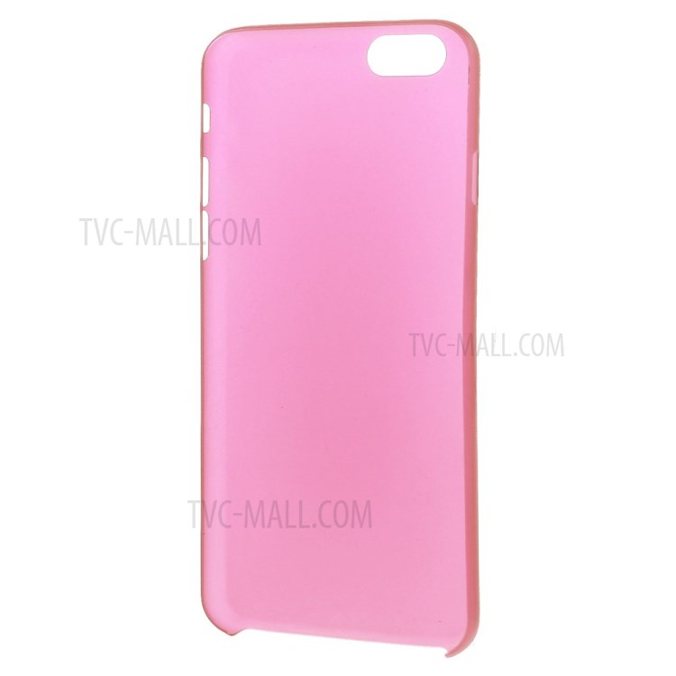 Ultra-thin Matte Plastic Back Protector Case for iPhone 6s Plus/6 Plus - Red-5