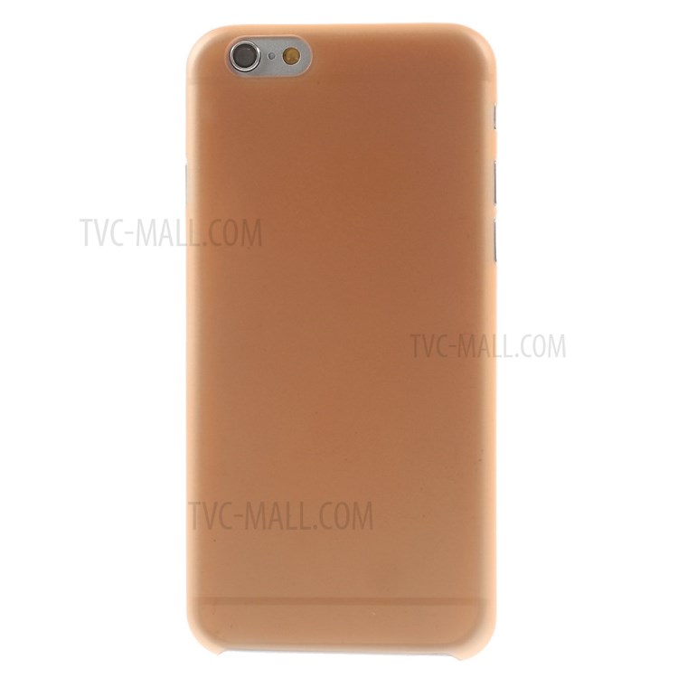 Ultra-thin Matte Plastic Back Protector Case for iPhone 6s Plus/6 Plus - Orange-2