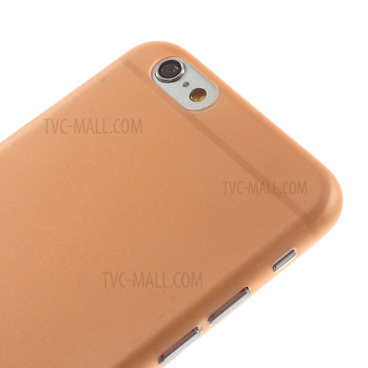 Ultra-thin Matte Plastic Back Protector Case for iPhone 6s Plus/6 Plus - Orange-3