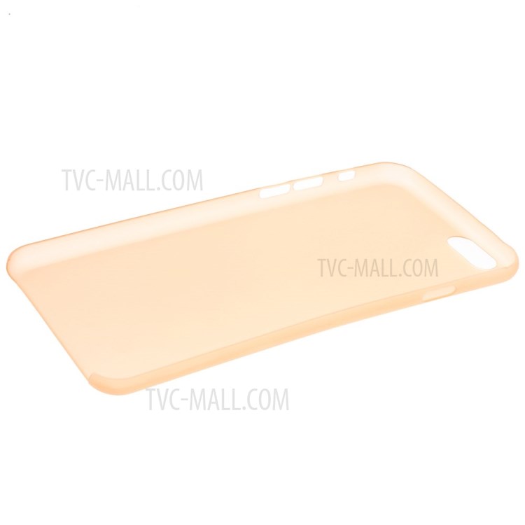 Ultra-thin Matte Plastic Back Protector Case for iPhone 6s Plus/6 Plus - Orange-5