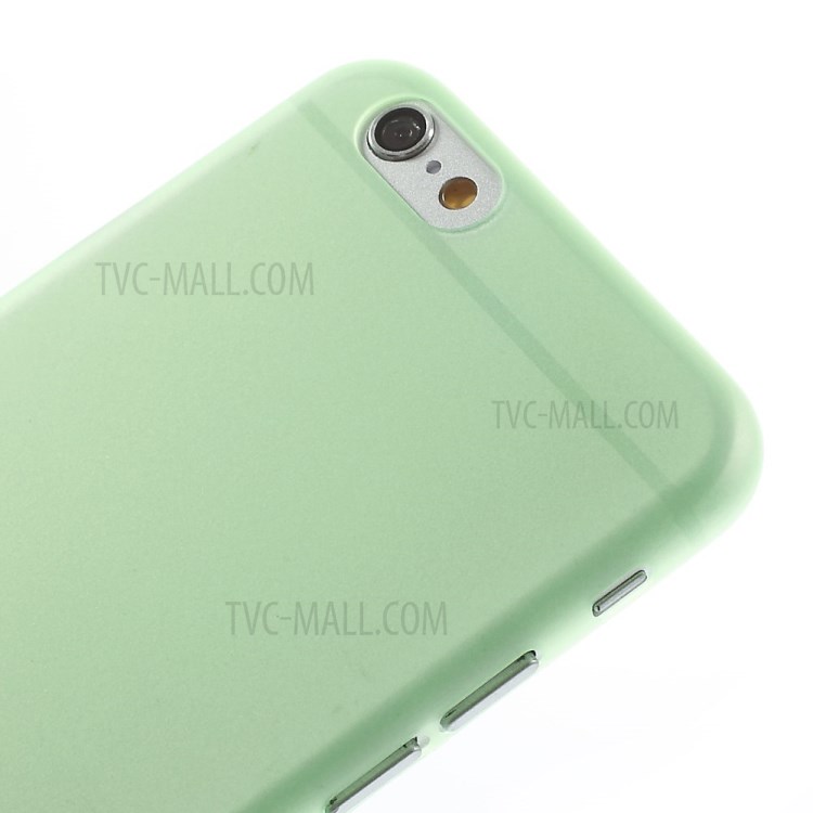 Ultra-thin Matte Plastic Back Protector Case for iPhone 6s Plus/6 Plus - Green-3