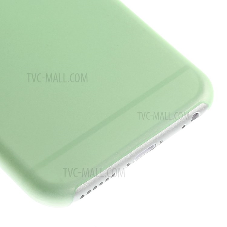 Ultra-thin Matte Plastic Back Protector Case for iPhone 6s Plus/6 Plus - Green-4