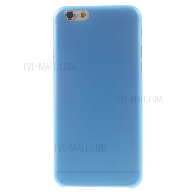 Ultra-thin Matte Plastic Back Protector Case for iPhone 6s Plus/6 Plus - Blue-2