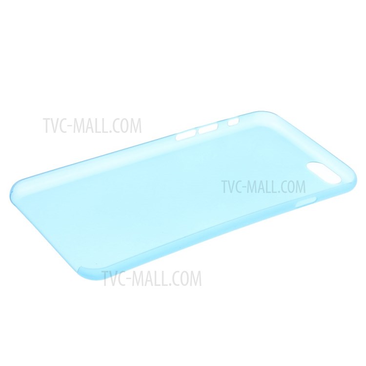 Ultra-thin Matte Plastic Back Protector Case for iPhone 6s Plus/6 Plus - Blue-5