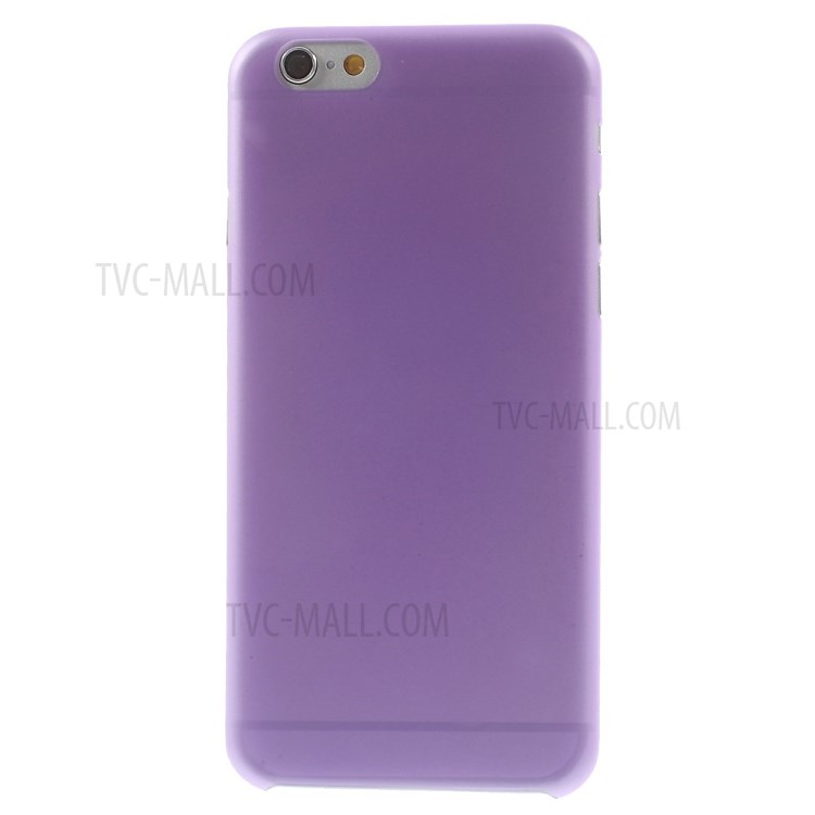 Ultra-thin Matte Plastic Back Protector Case for iPhone 6s Plus/6 Plus - Purple-2