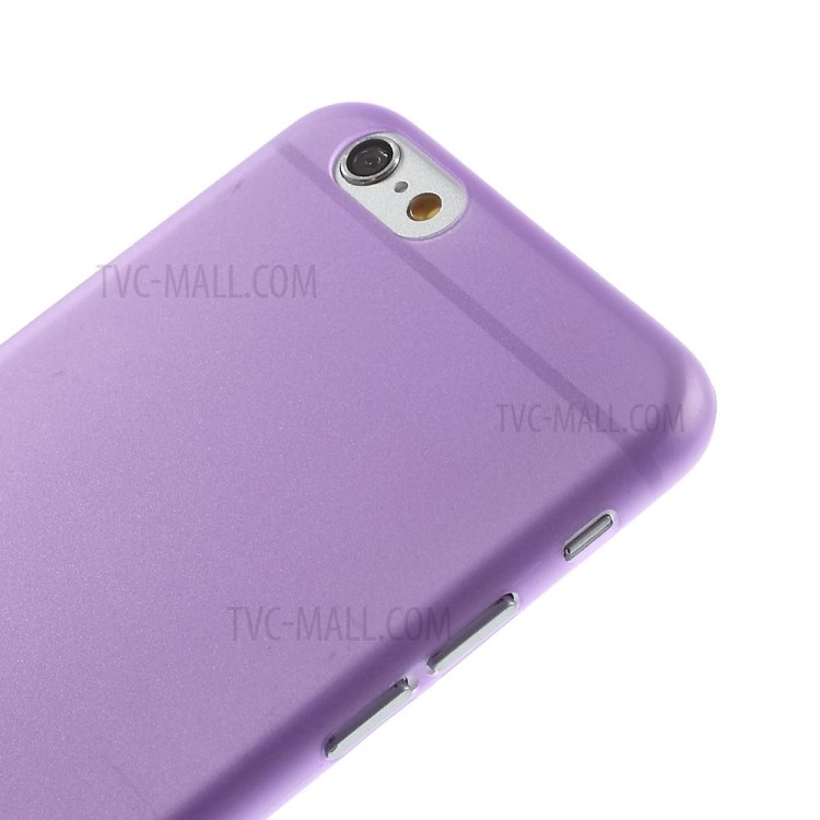 Ultra-thin Matte Plastic Back Protector Case for iPhone 6s Plus/6 Plus - Purple-3