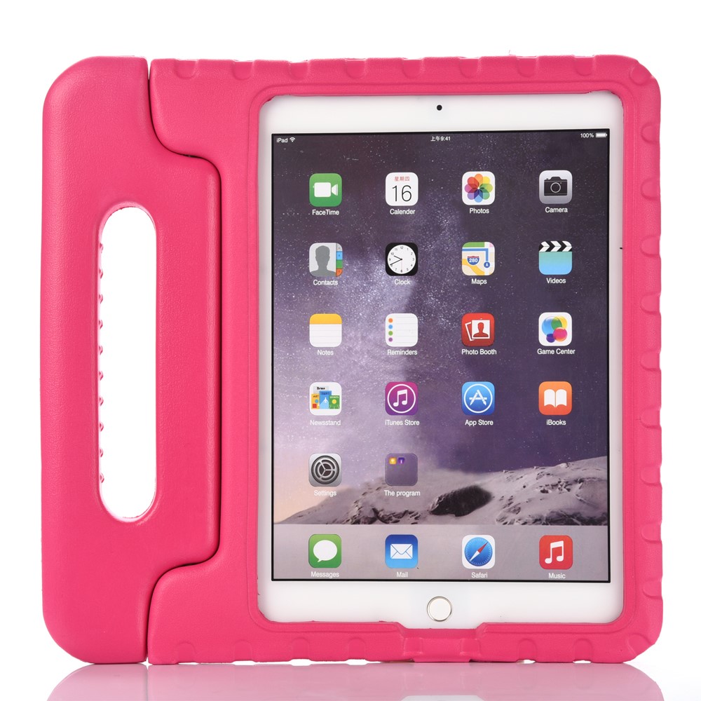Handle Stand Shockproof Kids EVA Cover for iPad Pro 9.7 inch - Rose-2