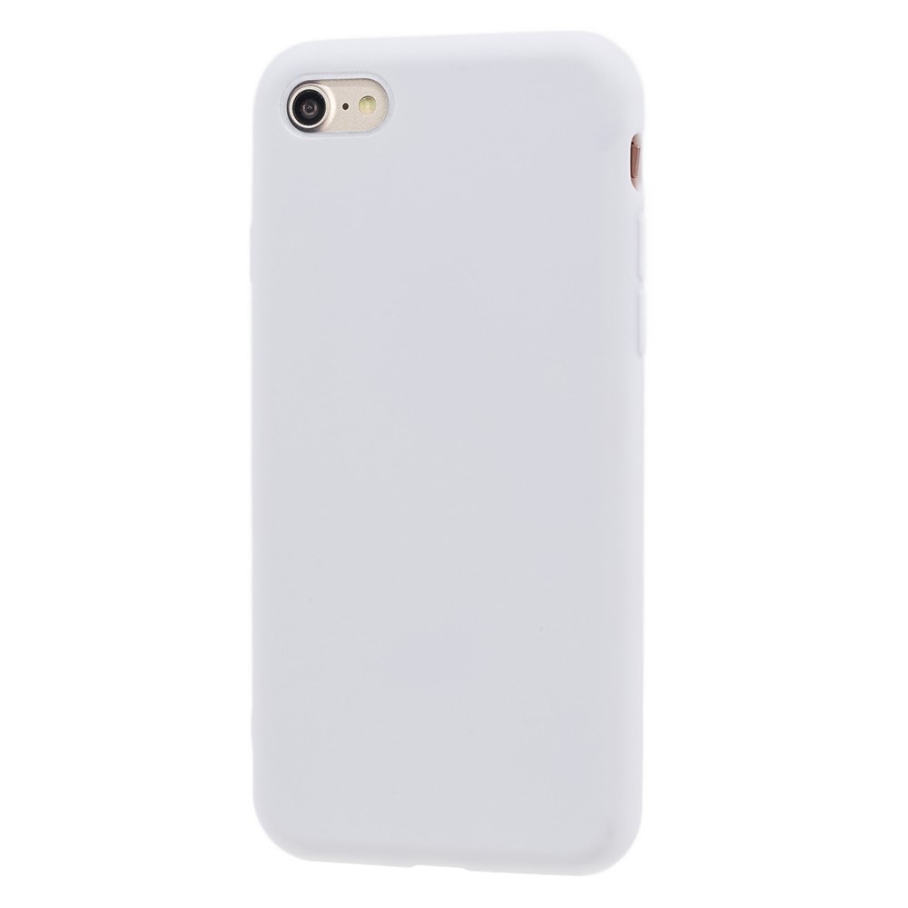 Soft TPU Mobile Phone Case for iPhone SE (2nd Generation)/8/7 - White-2