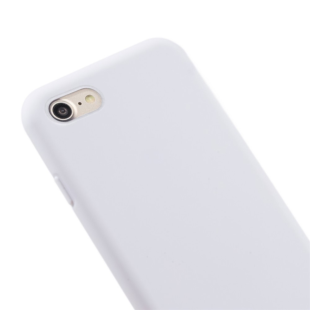 Soft TPU Mobile Phone Case for iPhone SE (2nd Generation)/8/7 - White-4