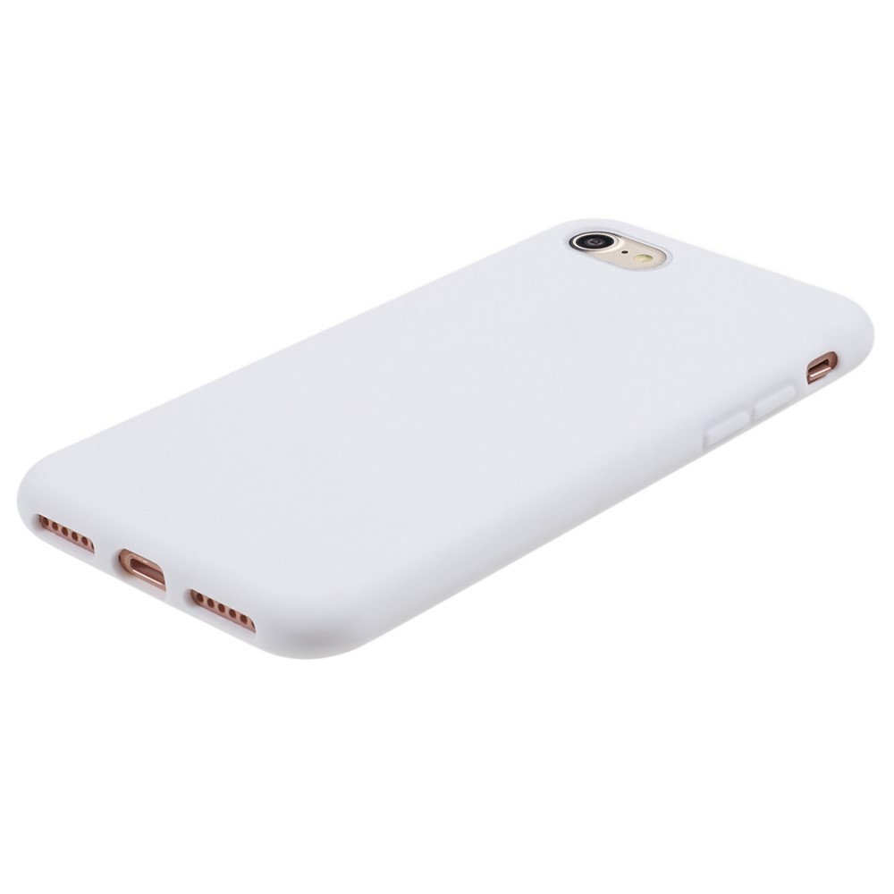 Soft TPU Mobile Phone Case for iPhone SE (2nd Generation)/8/7 - White-5
