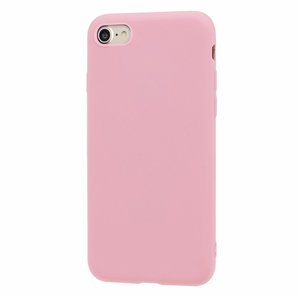 Soft TPU Mobile Phone Case for iPhone SE (2nd Generation)/8/7 - Pink-2