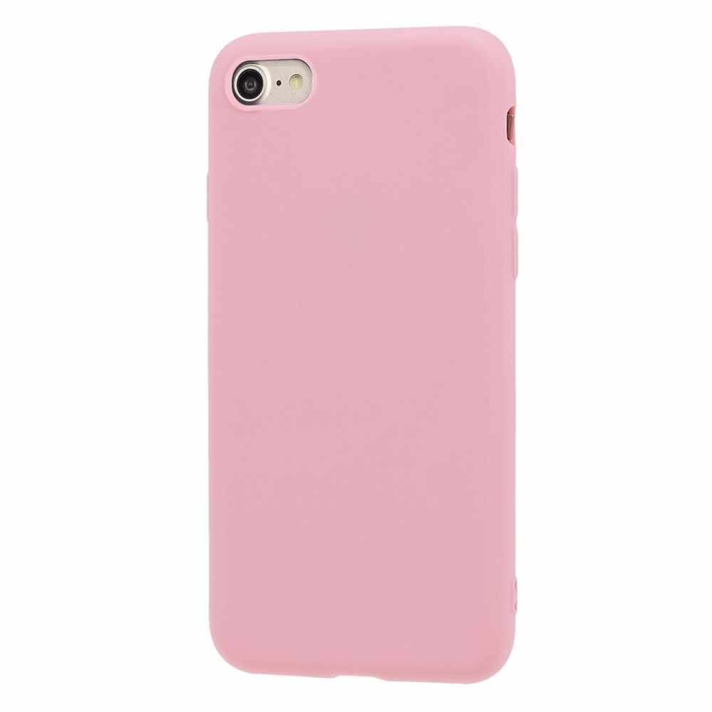 case de teléfonos móviles de tpu suave para iphone 7 / 8 / se (2020) / se (2022) 4.7 pulgadas rosa