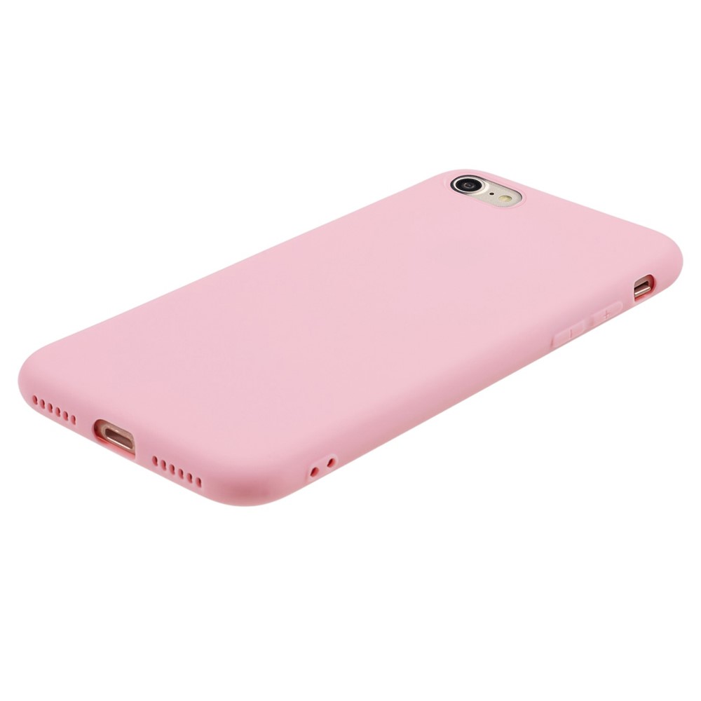 soft tpu -mobiltelefonhülle für iphone 7 / 8 / se (2020) / se (2022) 4,7 zoll rosa