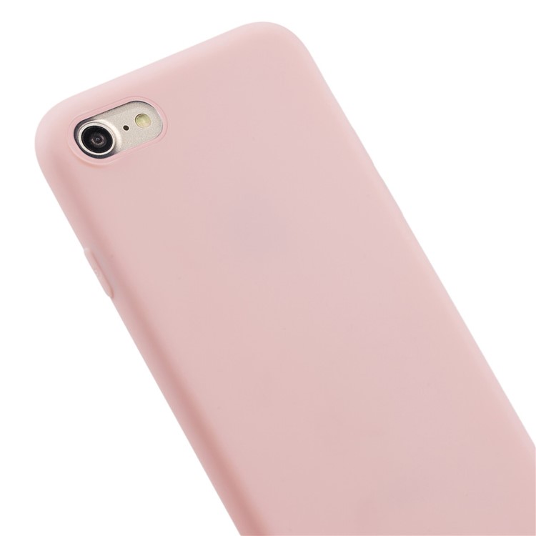 Soft TPU Mobile Phone Case for iPhone SE (2nd Generation)/8/7 - Light Pink-4