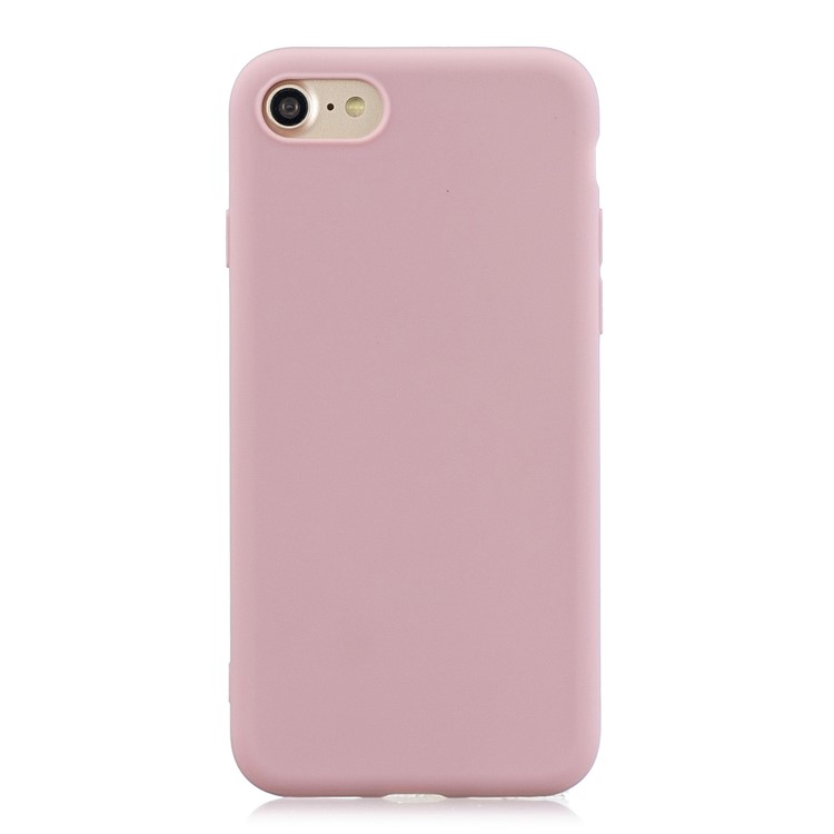 étui de téléphone mobile tpu soft pour iphone 7 / 8 / se (2020) / se (2022) 4,7 pouces - rose profond