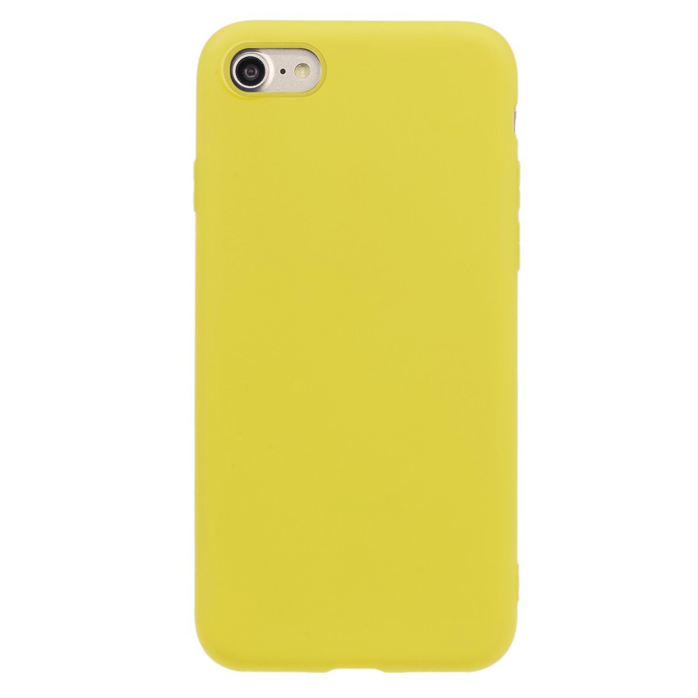 Soft TPU Mobile Phone Case for iPhone SE (2nd Generation)/8/7 - Yellow-1