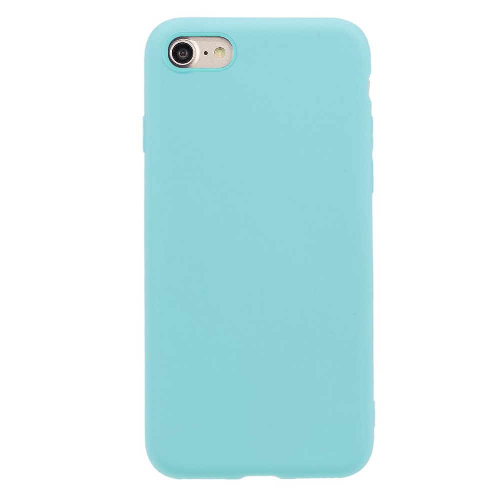 Soft TPU Mobile Phone Case for iPhone SE (2nd Generation)/8/7 - Baby Blue-1