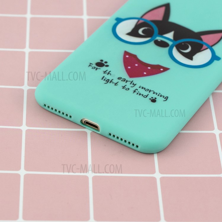 Motif D'impression De Protection Téléphone Gel De TPU Avec Dragonne Pour Iphone 7 Plus / 8 Plus 5,5 Pouce - Chien / Lunettes-10