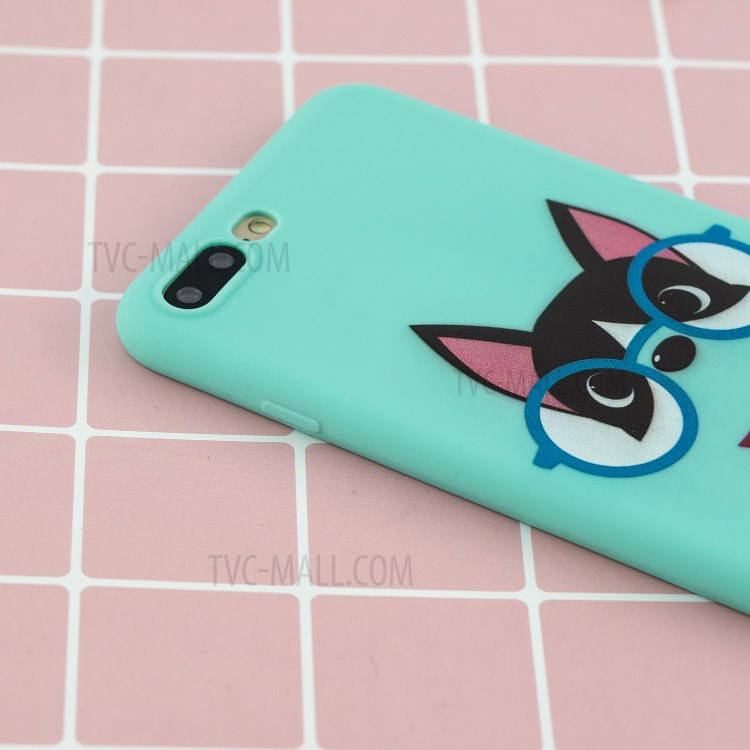 Motif D'impression De Protection Téléphone Gel De TPU Avec Dragonne Pour Iphone 7 Plus / 8 Plus 5,5 Pouce - Chien / Lunettes-11