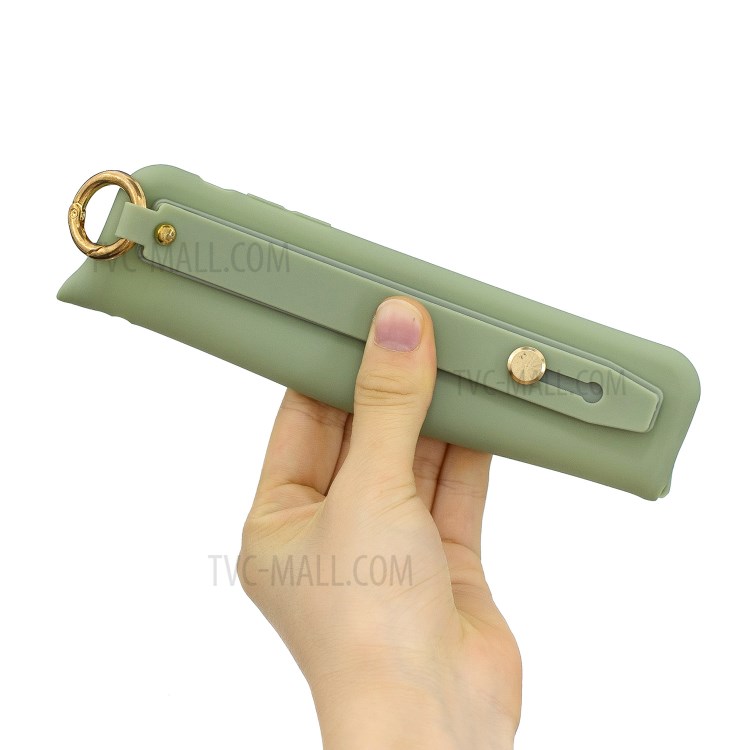 Hand Strap Kickstand Soft TPU Phone Case for iPhone 7 Plus/8 Plus 5.5 inch - Green-4
