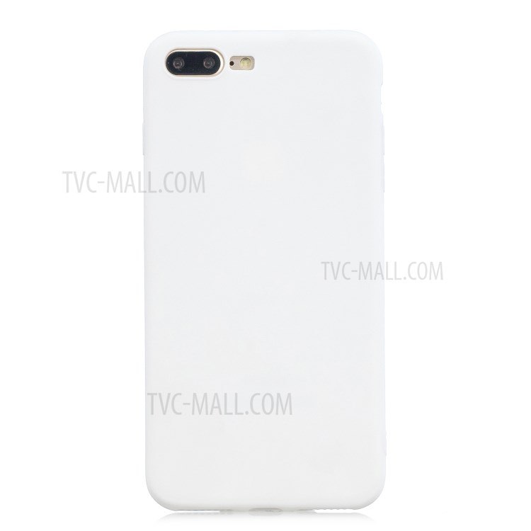 Soft TPU Mobile Phone Protective Case for iPhone 7 Plus/8 Plus 5.5 inch - White-1