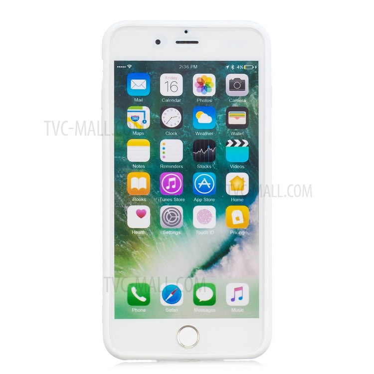 Soft TPU Mobile Phone Protective Case for iPhone 7 Plus/8 Plus 5.5 inch - White-2