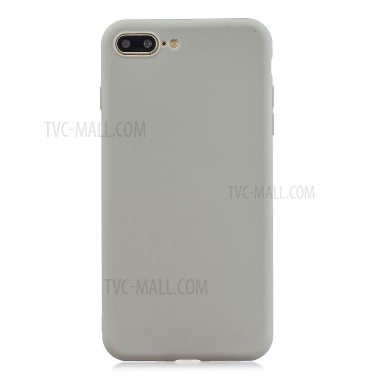 Soft TPU Mobile Phone Protective Case for iPhone 7 Plus/8 Plus 5.5 inch - Grey-1