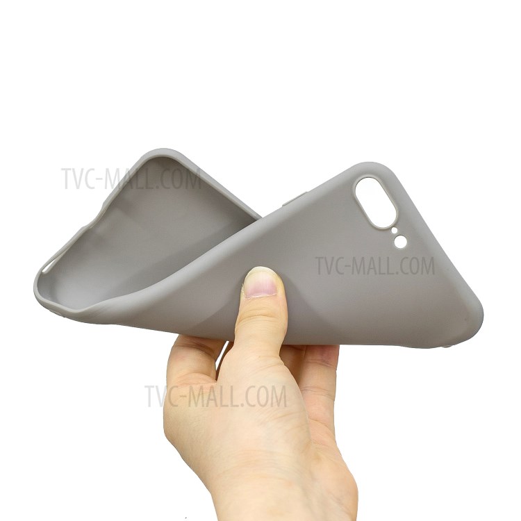 Soft TPU Mobile Phone Protective Case for iPhone 7 Plus/8 Plus 5.5 inch - Grey-4
