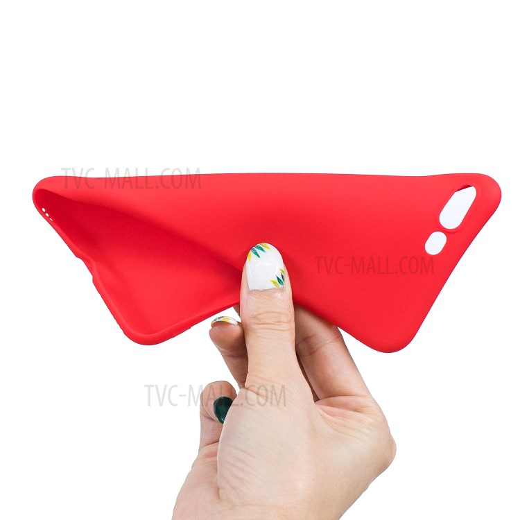 Soft TPU Mobile Phone Protective Case for iPhone 7 Plus/8 Plus 5.5 inch - Red-3