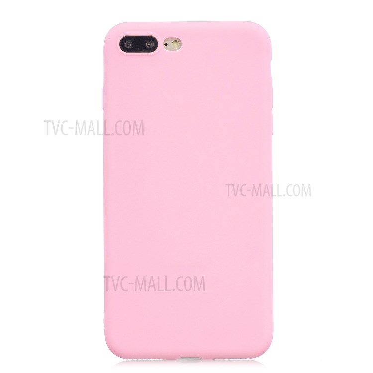Soft TPU Mobile Phone Protective Case for iPhone 7 Plus/8 Plus 5.5 inch - Pink-1