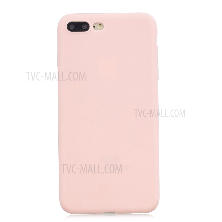 Soft TPU Mobile Phone Protective Case for iPhone 7 Plus/8 Plus 5.5 inch - Light Pink-1