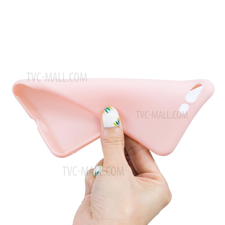 Soft TPU Mobile Phone Protective Case for iPhone 7 Plus/8 Plus 5.5 inch - Light Pink-3