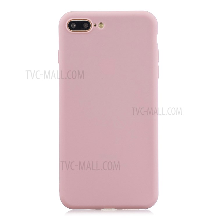 Soft TPU Mobile Phone Protective Case for iPhone 7 Plus/8 Plus 5.5 inch - Deep Pink-1