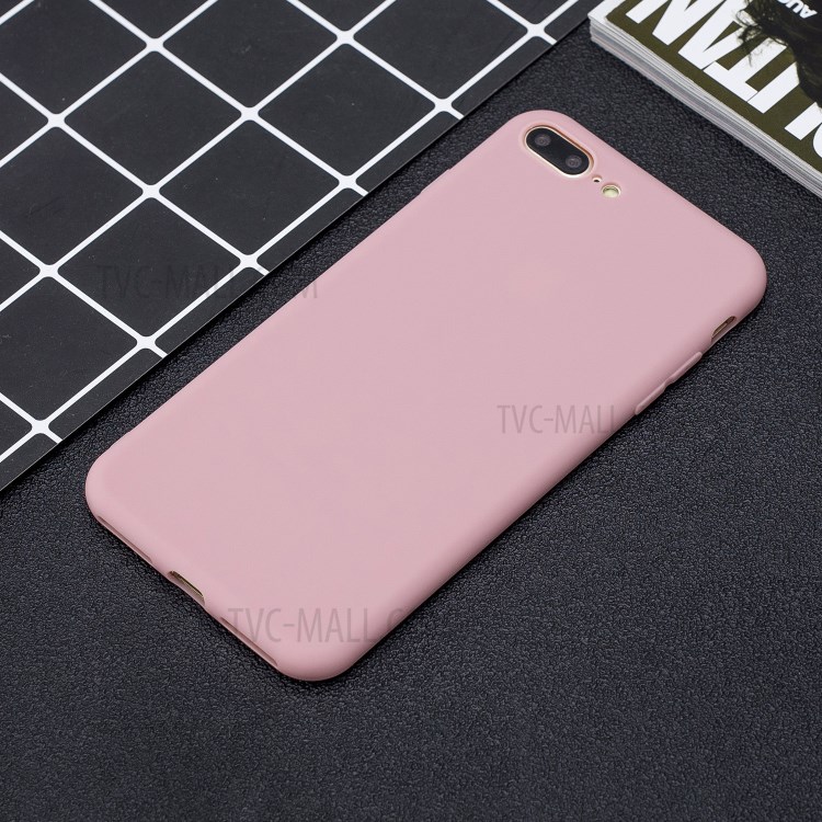 Soft TPU Mobile Phone Protective Case for iPhone 7 Plus/8 Plus 5.5 inch - Deep Pink-5