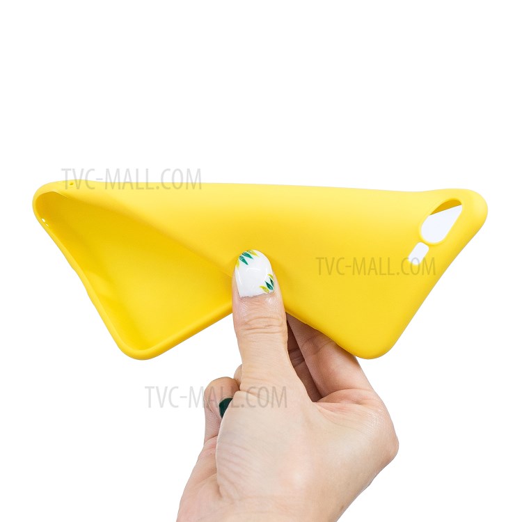 Soft TPU Mobile Phone Protective Case for iPhone 7 Plus/8 Plus 5.5 inch - Yellow-3