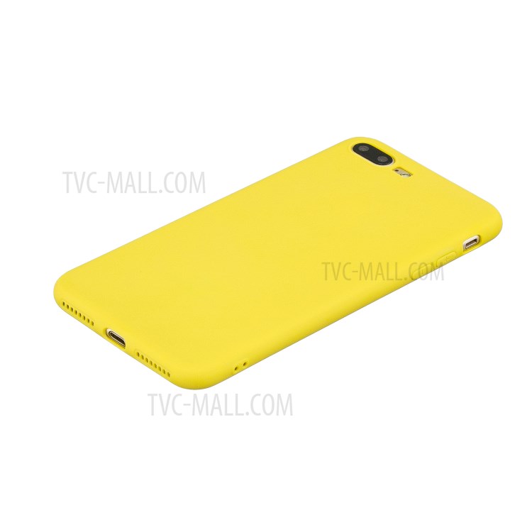 Soft TPU Mobile Phone Protective Case for iPhone 7 Plus/8 Plus 5.5 inch - Yellow-4