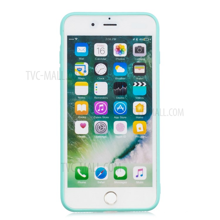 Soft TPU Mobile Phone Protective Case for iPhone 7 Plus/8 Plus 5.5 inch - Baby Blue-2