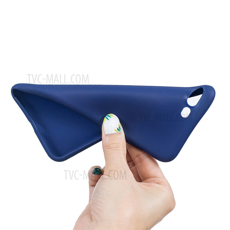Soft TPU Mobile Phone Protective Case for iPhone 7 Plus/8 Plus 5.5 inch - Dark Blue-3