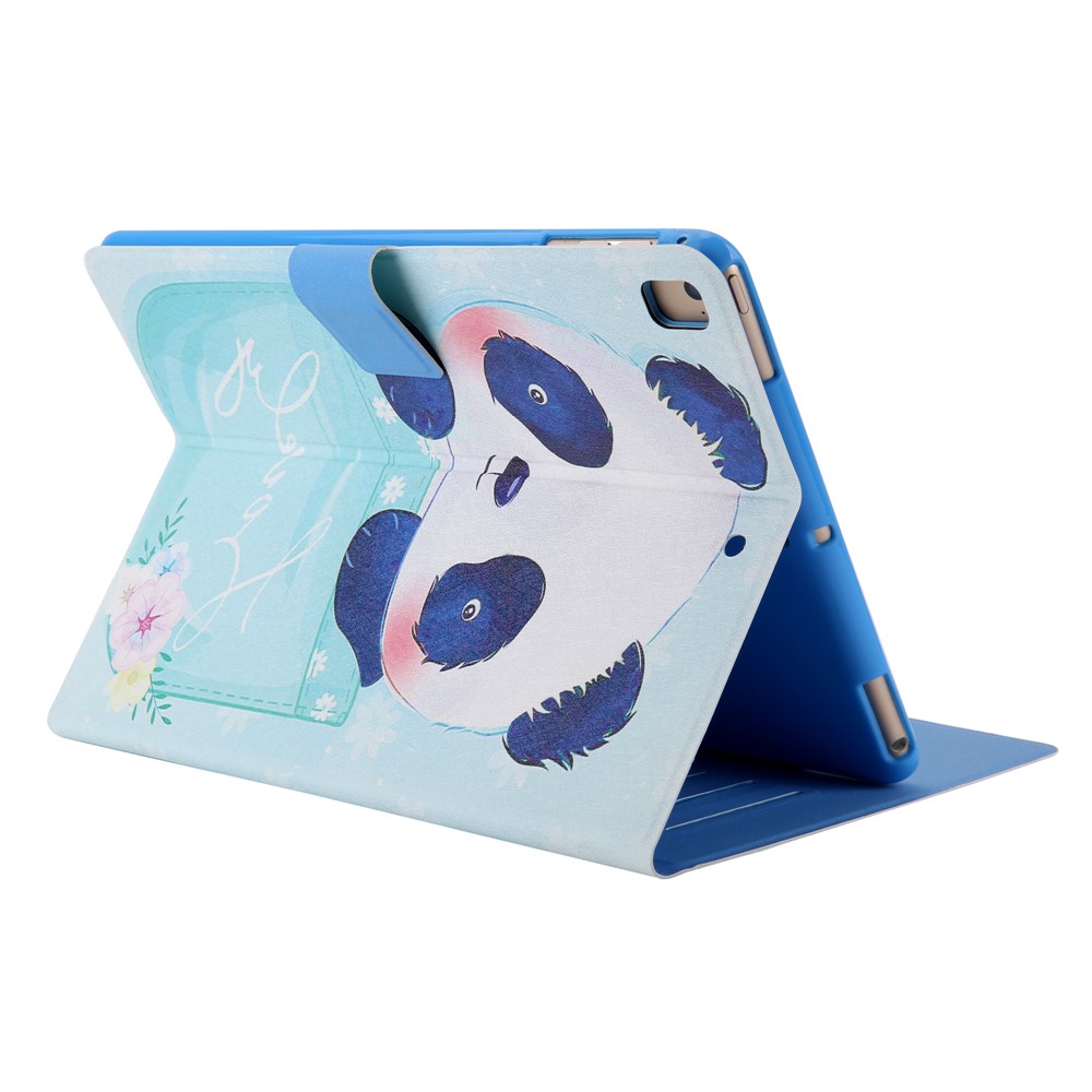 Pattern Printing Card Slots Flip Leather Tablet Protective Case for iPad 9.7-inch (2018)/(2017)/iPad Pro 9.7(2016)/iPad Air/Air2 - Panda-6