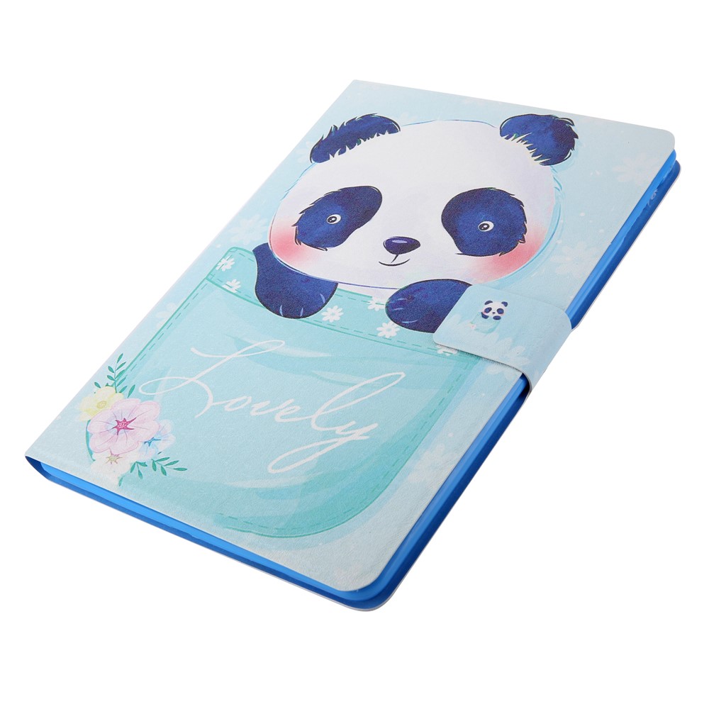 Pattern Printing Card Slots Flip Leather Tablet Protective Case for iPad 9.7-inch (2018)/(2017)/iPad Pro 9.7(2016)/iPad Air/Air2 - Panda-7