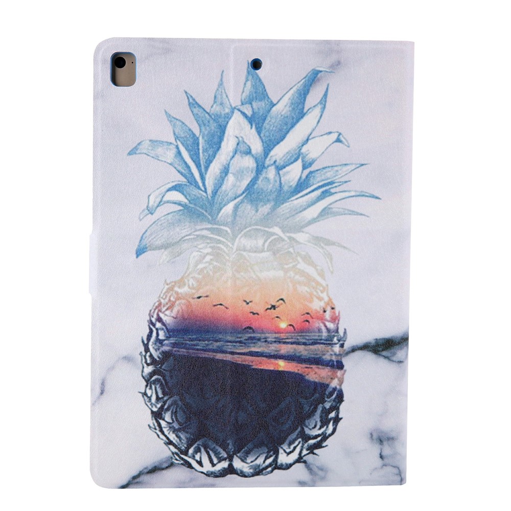 Pattern Printing Card Slots Flip Leather Tablet Protective Case for iPad 9.7-inch (2018)/(2017)/iPad Pro 9.7(2016)/iPad Air/Air2 - Pineapple-3
