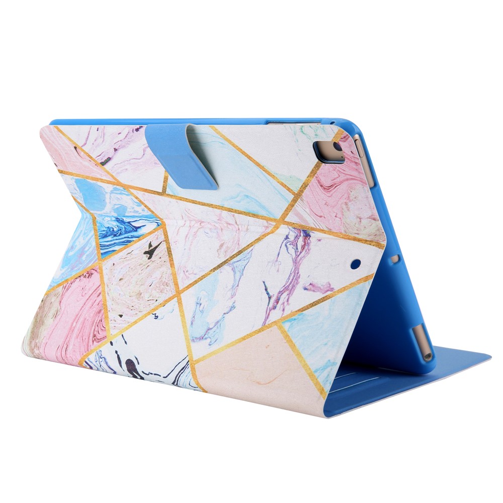 Pattern Printing Card Slots Flip Leather Tablet Protective Case for iPad 9.7-inch (2018)/(2017)/iPad Pro 9.7(2016)/iPad Air/Air2 - Marble Pattern-6