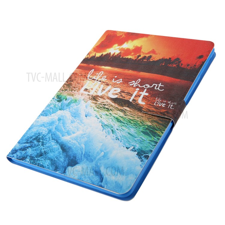 Pattern Printing Card Slots Flip Leather Tablet Shell for iPad Mini/Mini 2/Mini 3/Mini 4/Mini (2019) 7.9 inch - Seaside Sunset-6