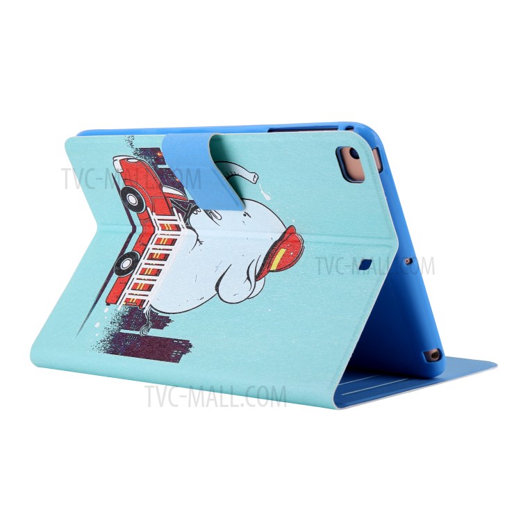 Pattern Printing Card Slots Flip Leather Tablet Shell for iPad Mini/Mini 2/Mini 3/Mini 4/Mini (2019) 7.9 inch - Elephant-6