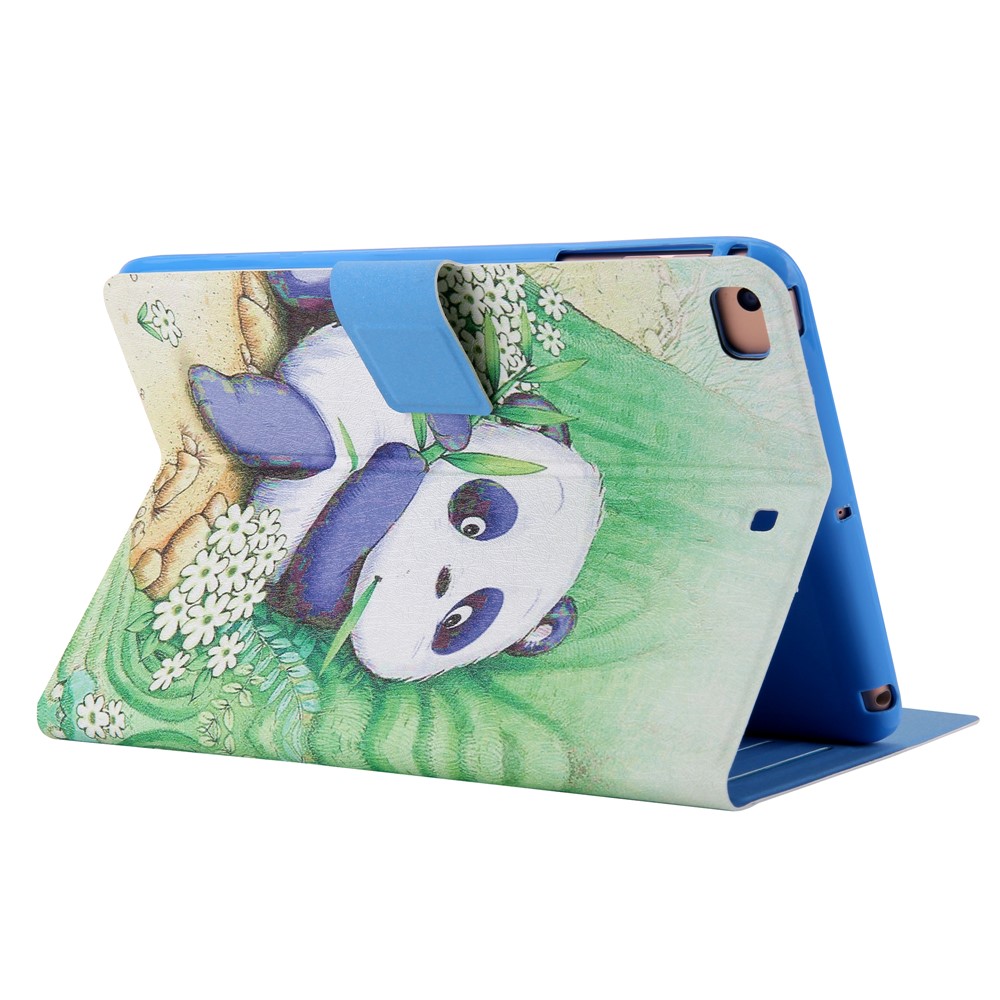 Pattern Printing Card Slots Flip Leather Tablet Shell for iPad Mini/Mini 2/Mini 3/Mini 4/Mini (2019) 7.9 inch - Cute Panda-5