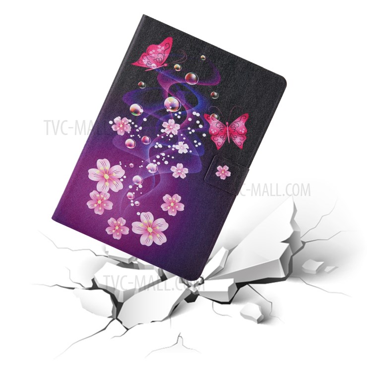 Pattern Printing Card Slots Flip Leather Tablet Shell for iPad Mini/Mini 2/Mini 3/Mini 4/Mini (2019) 7.9 inch - Flower and Butterflies-2