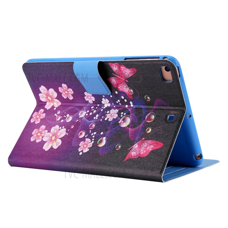 Pattern Printing Card Slots Flip Leather Tablet Shell for iPad Mini/Mini 2/Mini 3/Mini 4/Mini (2019) 7.9 inch - Flower and Butterflies-6