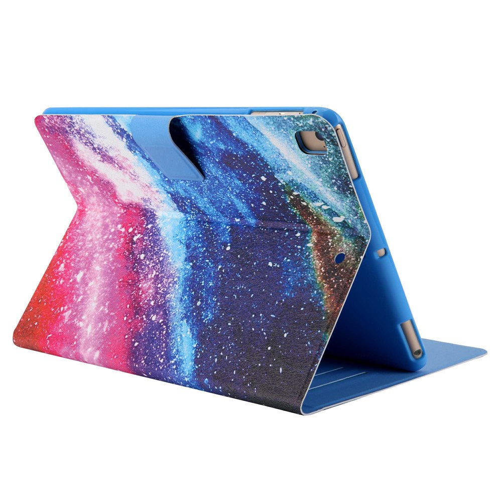 Pattern Printing Card Slots Tablet Leather Case for iPad 10.2 (2019)/iPad Air 10.5 inch (2019)/iPad Pro 10.5-inch (2017) - Nebula-4