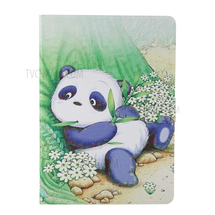 Pattern Printing Card Slots Flip Leather Tablet Case for iPad Pro 11-inch (2020)/(2018) - Cute Panda-1
